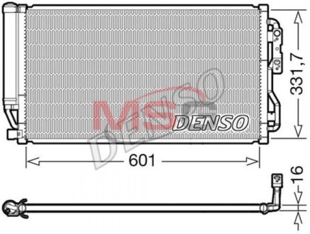 Радіатор кондиціонера DENSO DCN05035