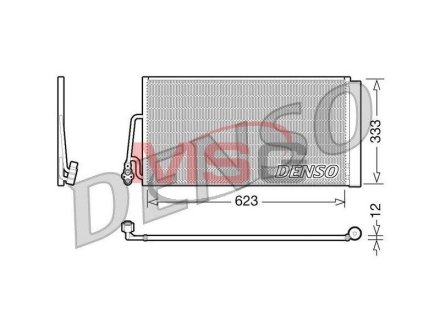 Радіатор кондиціонера DENSO DCN05102