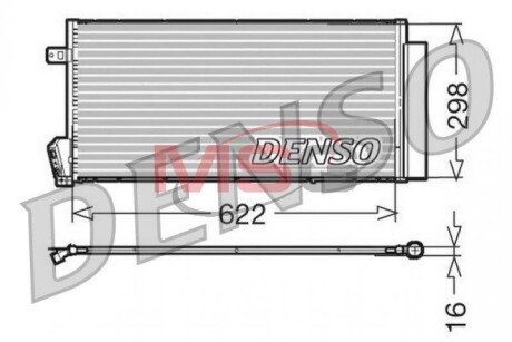 Конденсатор, кондиционер DENSO DCN09018