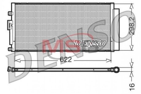 Конденсатор, кондиционер DENSO DCN09046