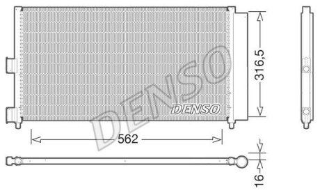 Конденсатор DENSO DCN09072 (фото 1)