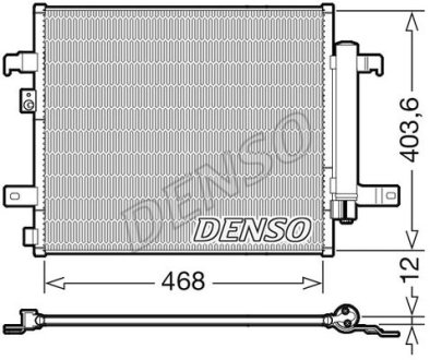 Радіатор кондиціонера DENSO DCN09124