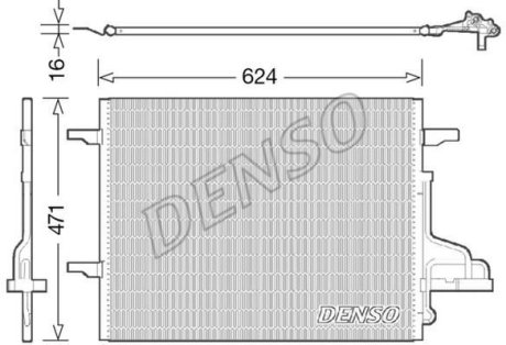 Радіатор кондиціонера DENSO DCN10027