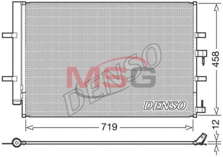 CH£ODNICA KLIMATYZACJI FORD DENSO DCN10036