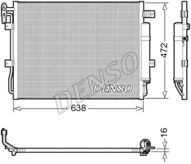 Радіатор кондиціонера DENSO DCN14003