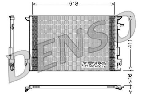 Радіатор кондиціонера DENSO DCN20031