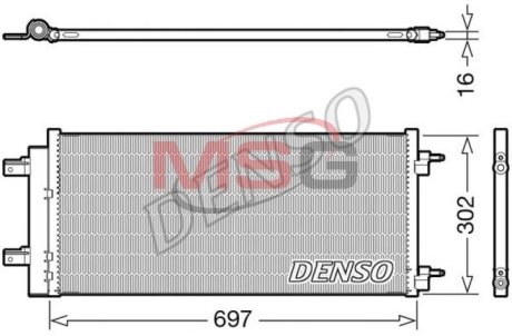 Skraplacz OPEL ASTRA K 15-... DENSO DCN20044