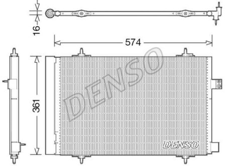 Конденсатор DENSO DCN21019 (фото 1)