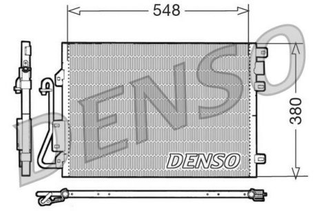 Радіатор кондиціонера DENSO DCN23008