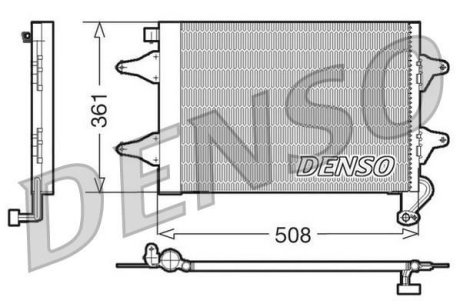 Конденсатор, кондиционер DENSO DCN27004