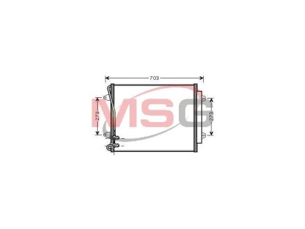 Радіатор кондиціонера DENSO DCN32012