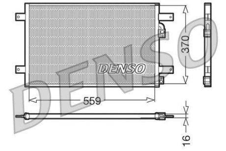 Радіатор кондиціонера DENSO DCN32014