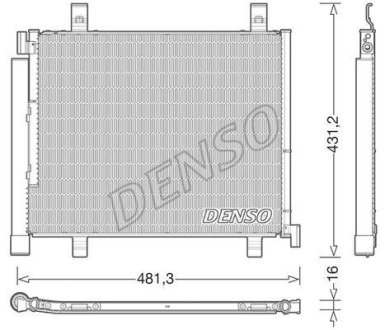 Радіатор кондиціонера DENSO DCN32023