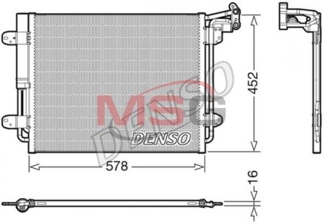 Skraplacz klimatyzacji DENSO DCN32067