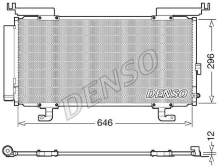 Радіатор кондиціонера DENSO DCN36004