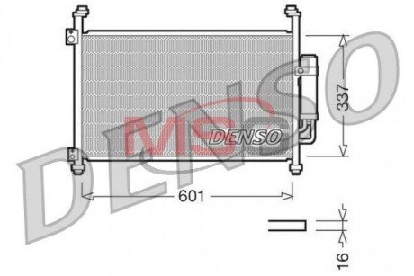 Конденсатор, кондиционер DENSO DCN40007