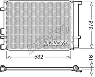 Конденсатор, кондиціонер DENSO DCN41005