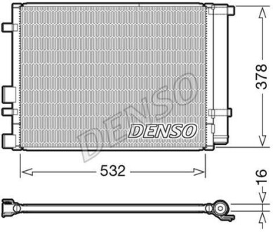 Конденсатор, кондиціонер DENSO DCN41006