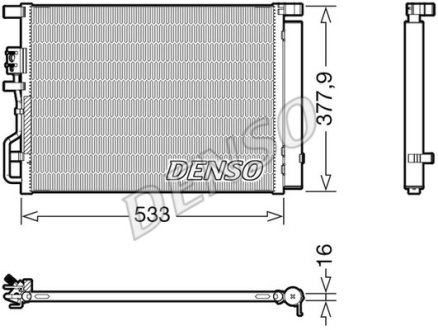 Skraplacz HYUNDAI I20 14-... DENSO DCN41016