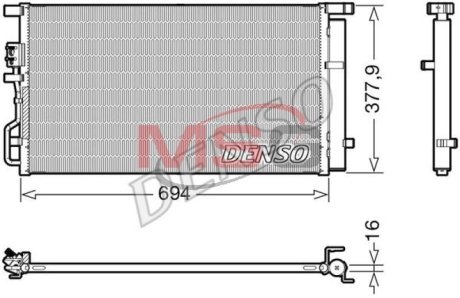 Конденсер кондиціонера DENSO DCN41019