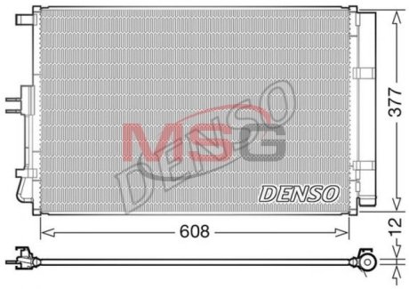 Радіатор кондиціонера DENSO DCN43003