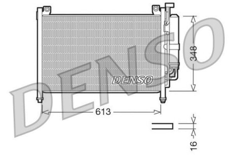 Конденсатор, кондиціонер DENSO DCN44002