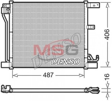 Радіатор кондиціонера DENSO DCN46018 (фото 1)