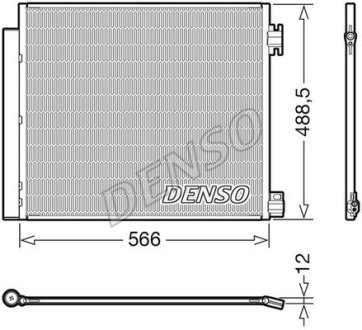 Радіатор кондиціонера DENSO DCN46026 (фото 1)