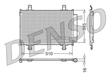 Радіатор кондиціонера DENSO DCN47010