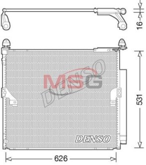 Радіатор кондиціонера DENSO DCN50038