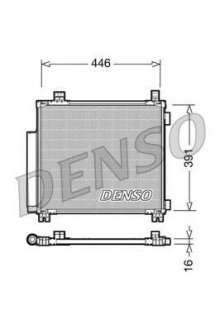 Радіатор кондиціонера DENSO DCN50045