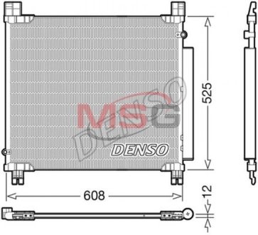 Радіатор кондиціонера DENSO DCN50050