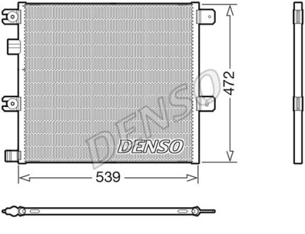 Air conditioning condenser DENSO DCN99077