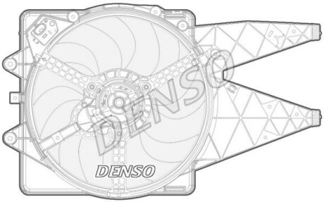 Вентилятор, охлаждение двигателя DENSO DER09092