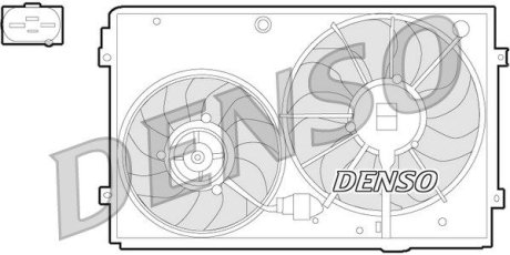 Вентилятор радіатора DENSO DER32011 (фото 1)