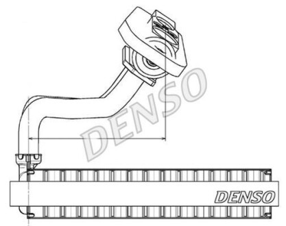 Випаровувач кондиціонера DENSO DEV09020