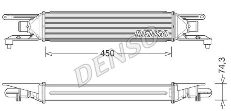 Інтеркулер DENSO DIT01007