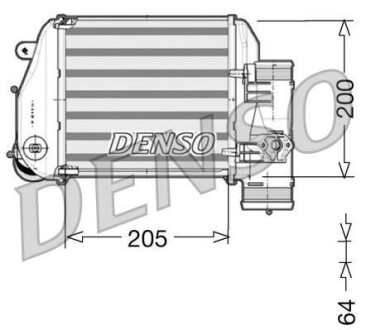 Интеркулер DENSO DIT02024