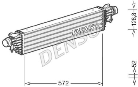 Інтеркулер DENSO DIT20007