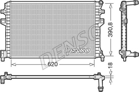 Радіатор DENSO DRM02018