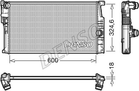 CH£ODNICA SILNIKA BMW DENSO DRM05017