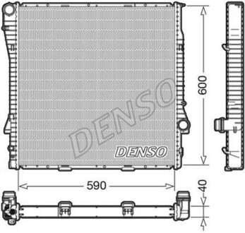 Радиатор, охлаждение двигателя DENSO DRM05112 (фото 1)