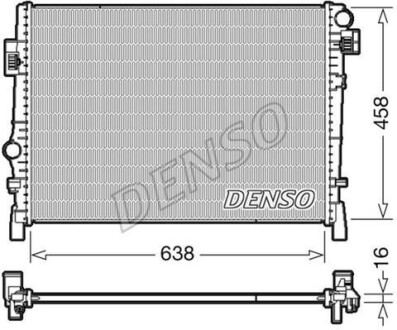 Радіатор двигуна, головний DENSO DRM09054 (фото 1)