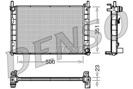 Датчик абс, передний DENSO DRM10045