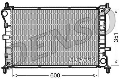 Радиатор, охлаждение двигателя DENSO DRM10051