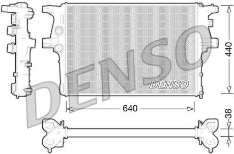 Радіатор DENSO DRM12008