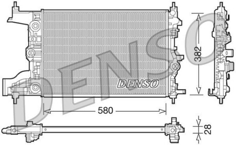 Датчик абс, передний DENSO DRM20097