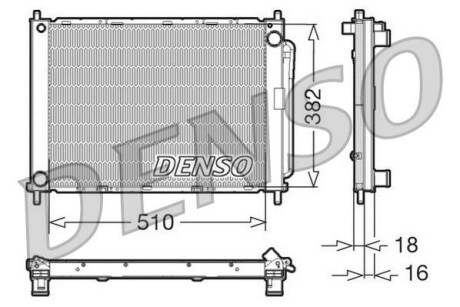 Модуль охлаждения DENSO DRM23100 (фото 1)