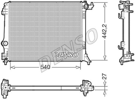 CHЈODNICA RENAULT MEGANE IV DENSO DRM23116