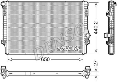 Радіатор двигуна DENSO DRM32049